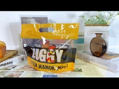 Customized Grease Proof Plastic Roasted Chicken Packaging Bag With Zipper