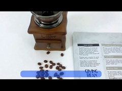 Colorful Printing Stand Up Coffee Packaging Bags With Zipper For Tea Coffee Bean