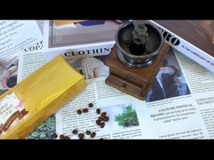 Stand Up Sealed Pouch Moisture-proof Zipper Packaging Bag For Dry Food Tea Coffee