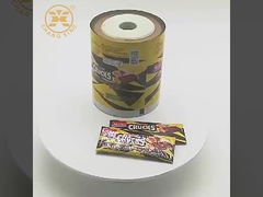Snack packaging Aluminum Foil Energy Bar Roll Film Food Packaging Bag Energy Bar Packing Bag