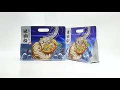 Custom Printed PET/AL/PE Noodles Roll Film Food Packaging Bag Noodles Packing Bag With Zipper