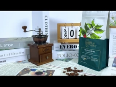 Custom Ziplock Flat Bottom Coffee Bags Stand Up Zipper Coffee Bags 250g 500g 1kg