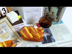 Custom Heat Sealing Dessert Biscuit Bread Bag LDPE Plastic Bread Packaging Pouch