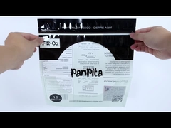 Custom Printed Plastic Zipper Bags Food Packaging Bag For Noodles Pita Pancake Taco