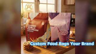 Custom Printed Food Packaging Bags Stand Up Pouch Solutions