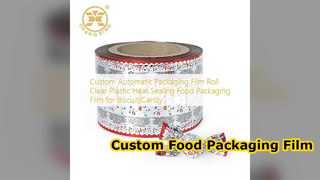 High Speed Packaging Film Custom Food Candy Biscuit