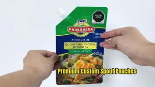 Custom Spout Pouches for Sauces and Liquids