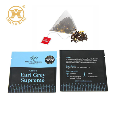 Smell proof Foil laminated Herbal tea green tea use eco friendly tea bag packaging sachet