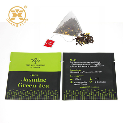 Smell proof Foil laminated Herbal tea green tea use eco friendly tea bag packaging sachet
