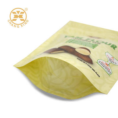 Yam Flour Powder Stand Up Pouch Bag Cassava Maizena Flour Pouches Doypack Bag With Zipper