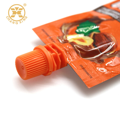 Honey Yogurt Jelly Chocolate Sauce Packaging Pouch with Spout