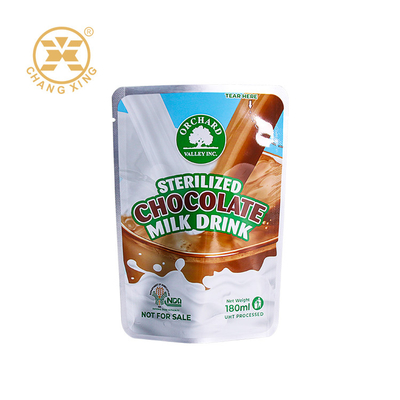 High Temperature Aseptic Foil Sterilizer Pouch For Coconut Milk Drink Packing