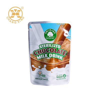 High Temperature Aseptic Foil Sterilizer Pouch For Coconut Milk Roll Film Food Packaging Bag Coconut Milk Packing Bag