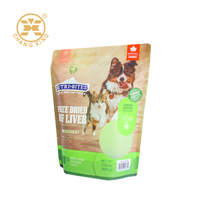 Big Size 10kg 15kg Stong Stand Up Pet Food Bag Plastic Matt Aluminum