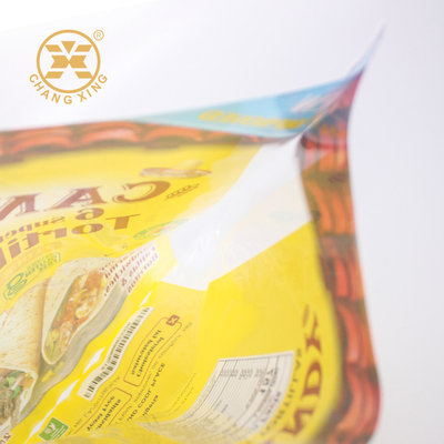 Heat Sealed Tortilla Wraps Packaging Food Safe Bread Bag Printed Logo