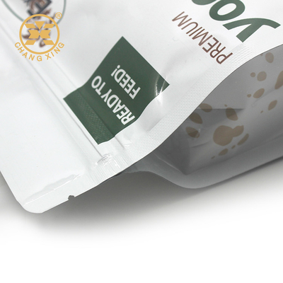 Ziplockk Mylar Pet Food Cat Food Plastic Packaging Bags Accept Custom