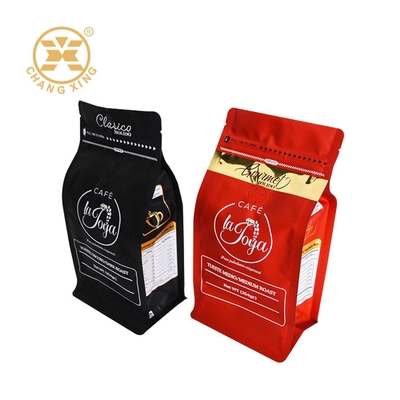 Custom Design Aluminum 16oz Coffee Packaging Bags With Lining