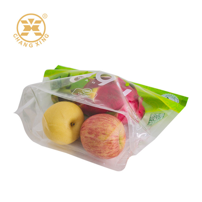 Plastic BOPP 5kg Dry Fruit Packaging Bags With Breath Holes And Handle