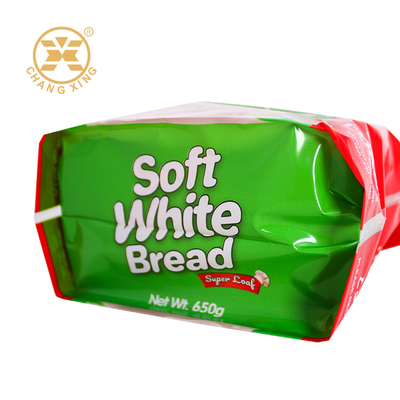 PET / PE Custom Printed Bakery Bread Packaging Greaseproof Plastic Bags With Logo