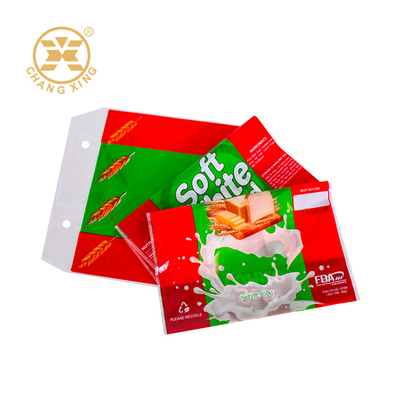 PET / PE Custom Printed Bakery Bread Packaging Greaseproof Plastic Bags With Logo