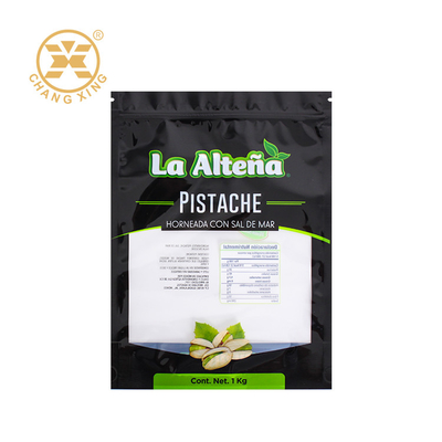 Custom Logo Plastic Zipper Packaging Bags Food Grade For Candy Dry Fruit Nuts