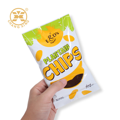 Heat Seal Ziplock Dry Fruit Plastic Packaging Bag Pouch For Banana Chips
