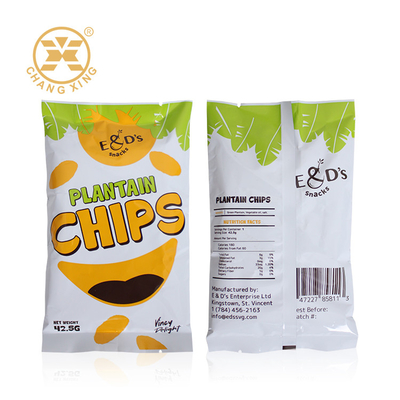 Heat Seal Ziplock Dry Fruit Plastic Packaging Bag Pouch For Banana Chips