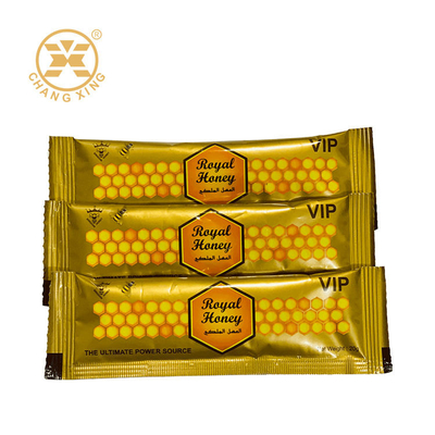 Custom Aluminium Foil Honey Sachet Snacks Roll Film Food Packaging Bag Snacks Packing Bag