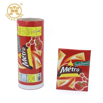 Laminated BOPP / VMCPP Puffing Food Roll Film Food Packaging Bag