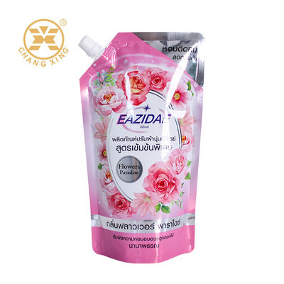 Custom Printed Portable Stand Up Detergent Packaging Pouch Laundry Detergent Bag