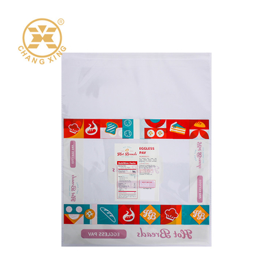 Custom Logo Printed PET PE Bakery Bread Packaging Bags Mini Cake Food Packaging Bag