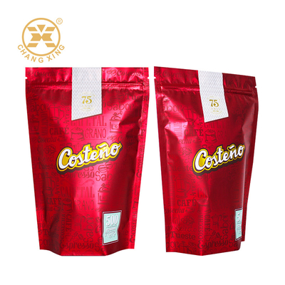 Aluminum Foil Stand Up Pouch Coffee Bean Tea Bag Food Packaging Bag Self-Standing Packing Bag