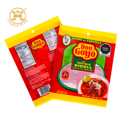 Meat Food Packaging Bags OEM Plastic Pouch for Flavouring and Sealed Cooked Food