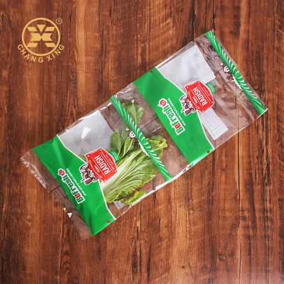 PET/CPP Composite Fresh Vegetable Packaging Bags Bopp Fruit Plastic Bags with Custom Logo