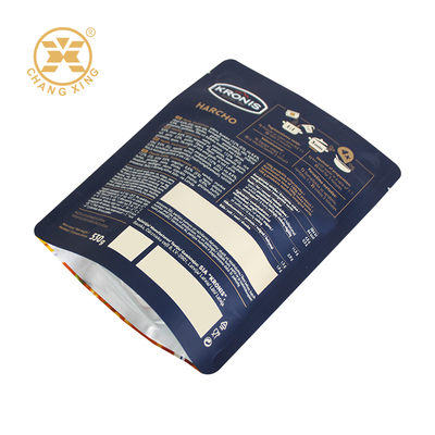 Custom Printed Food Packaging Bag Food Grade Laminated Heat Sealed Stand Up Bag For Meat Fish Rice Soup
