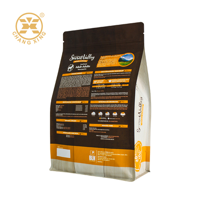 Custom LDPE Flat Bottom Zipper Bags for Frozen Food Packaging