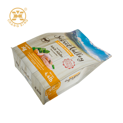 Custom LDPE Flat Bottom Zipper Bags for Frozen Food Packaging