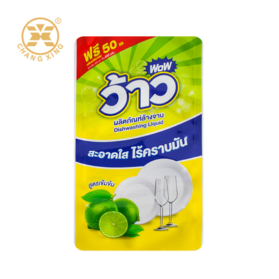 Custom Printed Stand Up Detergent Packaging Bag MOPP/PET/PE