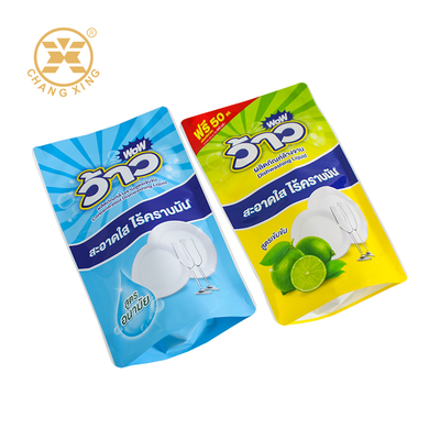 Custom Printed Stand Up Detergent Packaging Bag MOPP/PET/PE