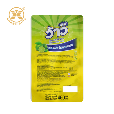 Custom Printed Stand Up Detergent Packaging Bag MOPP/PET/PE