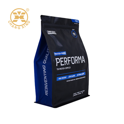 5kg Protein Powder Flat Bottom Pouch with Zipper Top Seal