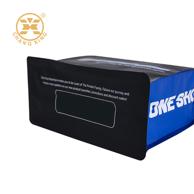 5kg Protein Powder Flat Bottom Pouch with Zipper Top Seal