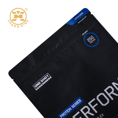 5kg Protein Powder Flat Bottom Pouch with Zipper Top Seal