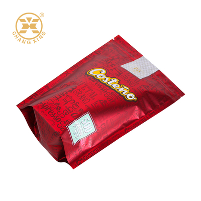 Custom Printed Stand Up Coffee Bag with Zipper Top
