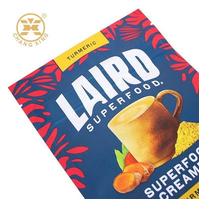 Custom Printed Ziplock Stand Up Pouch Bags for Coffee Powder Food