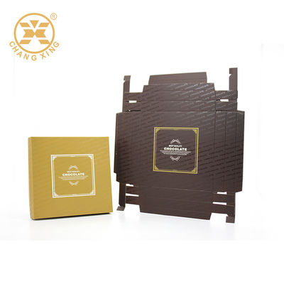 Custom Printed Chocolate Gift Box with 350gsm Cardpaper and CMYK+PMS Color for Candy Packaging