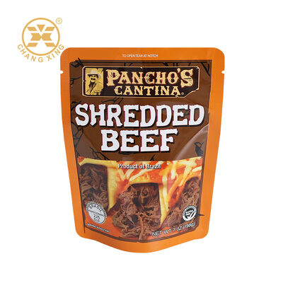 Custom Printing Food Grade Beef Jerky Packaging Bag Moisture-Proof Sealed Bag For Pork And Beef
