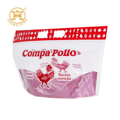Custom Printed Anti-Fog Roast Chicken Packaging Bags with Zipper and Customizable Micro Vent Holes Heat Resistant Up to 120°C