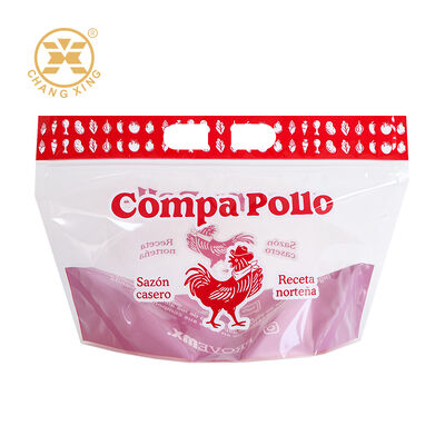 Custom Printed Anti-Fog Roast Chicken Packaging Bags with Zipper and Customizable Micro Vent Holes Heat Resistant Up to 120°C