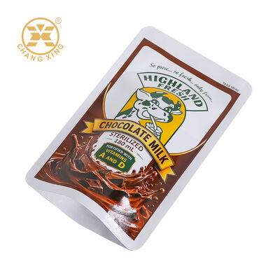 Custom Heat Seal Food Grade Vacuum Packaging Bag with Flexo Printing for Milk and Garment Packaging